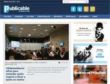 Tablet Screenshot of diariopublicable.com